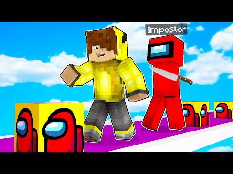 AMONG US ŞANS BLOKLARI YARIŞI! 😱 - Minecraft