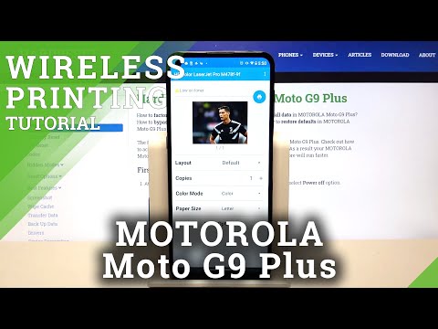 How to Connect MOTOROLA Moto G9 Plus with the Printer – Wireless Print