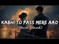 Kabhi Toh Paas Mere Aao Slowed Reverb Lofi Lyrics Parwan Khan Official