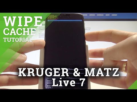 How to Reset Cache Partition in KRUGER & MATZ Live 7 - Wipe Temporary Cache Files