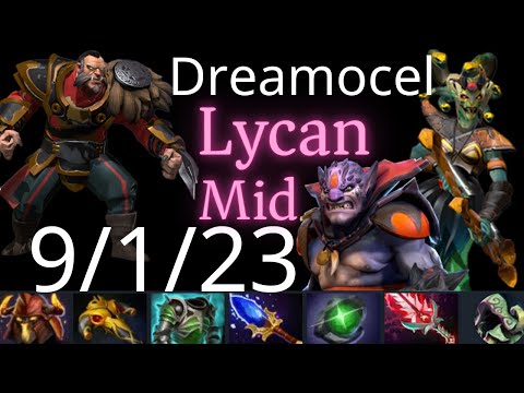 Dreamocel mid Lycan vs Mars, Batrider, Medusa - belittle Lion ?! - dota2