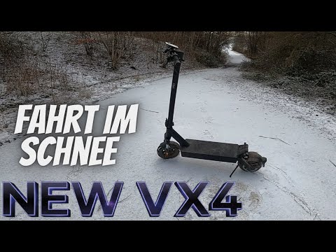 E-Scooter + Schnee = Spaß pur mit dem NEW VX4 ❄️🛴