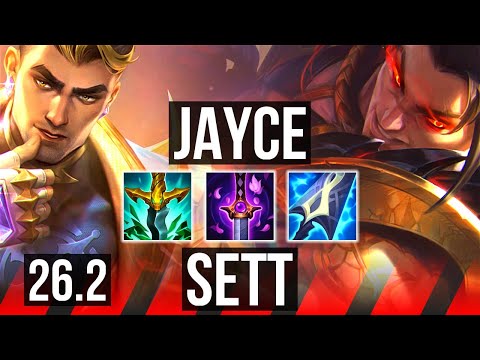 JAYCE vs SETT (TOP) | 58K damage | EUNE Grandmaster | 26.2
