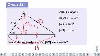 Eğitim Vadisi TYT Geometri 7.Föy Dik Üçgende Alan Kenarortay Özel Açılar Konu Anlatım Videoları