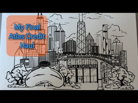 Using my Final Atlas Stationers Credit! Tom's Studio Wren and Wearingeul Inks!