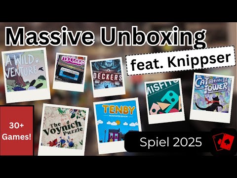 SPIEL 2025 (Essen) | Massive Haul Unboxing feat. Knippser (3+ Hours)