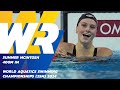 Summer McIntosh Shatters World Record Once Again World Aquatics Swimming Championships 2024