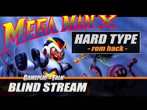 Mega Man X HARD TYPE (SNES ROM Hack) - Full Playthrough | Gameplay and Talk Live Stream #141