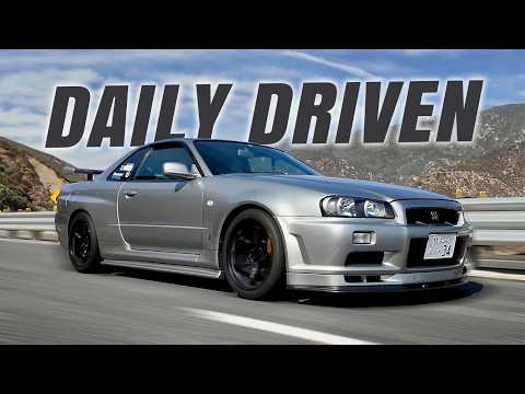 This Racing Driver Daily Drives His R34 GT-R in California!