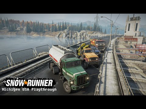 SnowRunner Michigen USA Playthrough Part 25