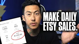 How to Make Daily Sales on Etsy - Get More Sales On Etsy