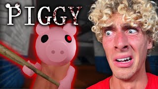 My FIRST TIME Playing Roblox PIGGY..