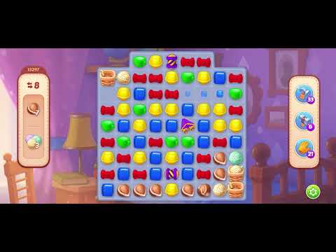 Homescapes level 13297 - no booster gameplay