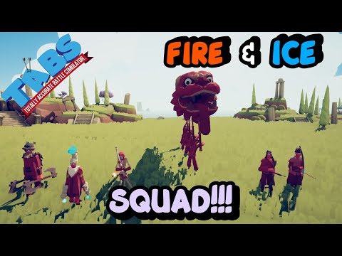 TABS | Fire & Ice Squad Vs Every Units (Same Price) - Totally Accurate Battle Simulator