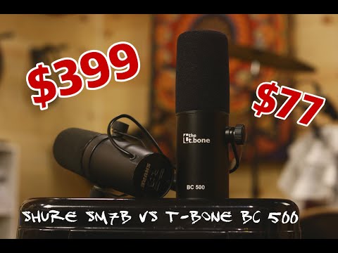 BC500 ($77) vs SM7B ($399)