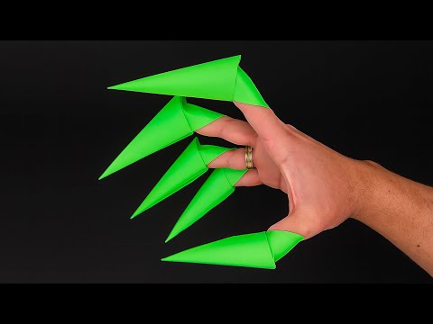 Scary Easy Paper Claws – Fun Halloween DIY