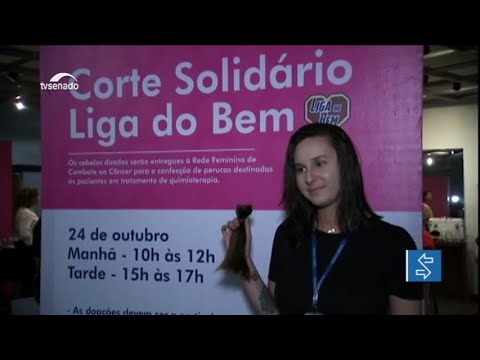 Outubro Rosa: Senado promove corte solidário para ajudar pacientes com câncer