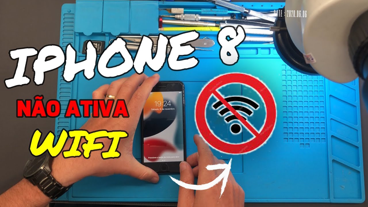 COMO CONSERTAR O WIFI iPHONE 8 QUANDO ELE NÃO ATIVA MAIS OU FICA INATIVO - GOPHONE UNIQUE