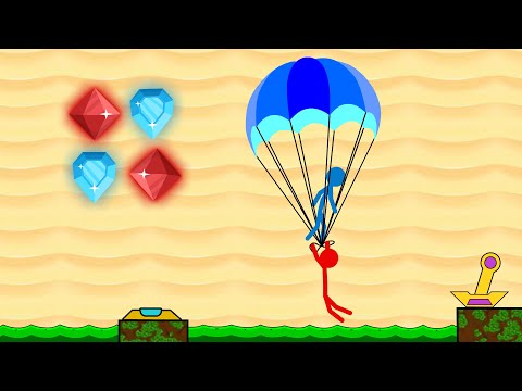 Watergirl and Fireboy , Stickman Animation - (Part 7 Escape Plan)