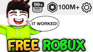 *SECRET* How To Get FREE ROBUX! (Roblox April 2024)