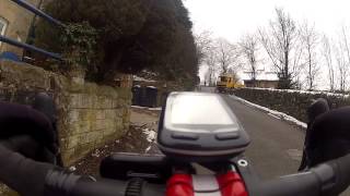 preview picture of video 'Climbing Riber Road Matlock'