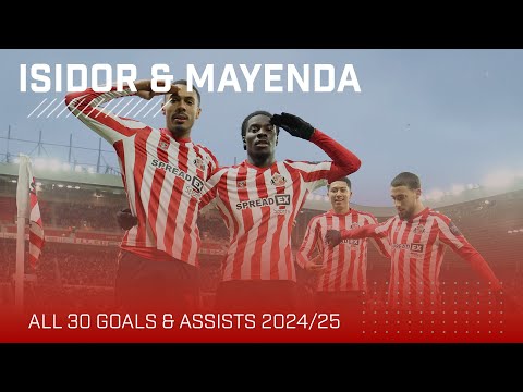 Isidor & Mayenda | All 30 Goals & Assists In Sunderland's Premier League Promotion Campaign