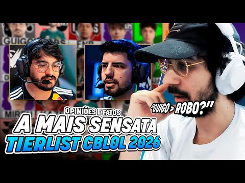 🚨 QUAL SERÁ O MELHOR TIME DO CBLOL? REVOLTA FAZ SUA TIERLIST DO CBLOL 2026!