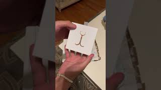 Unboxing Jacoje 3mm Rope Diamond Cut 14k Gold Chai