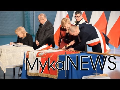 MykaNEWS - ZSP w Mykanowie z własnym sztandarem