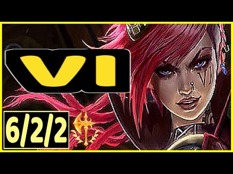 VI VS SHYVANA - 6/2/2 KDA JUNGLE GAMEPLAY