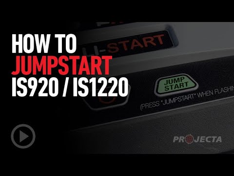 How to Jumpstart using the Projecta Intelli-Start IS920 or IS1220 Jump Starter