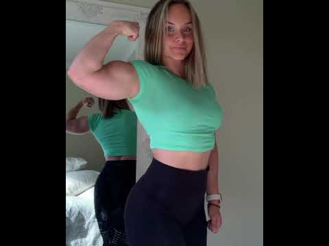 cute girls show her biceps | Hot girls #shortsvideos