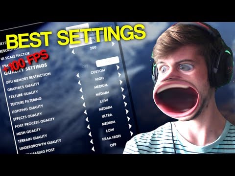 Battlefield 1  BEST Competitive Video/Graphics Settings - How to Increase your BF1 Performance, FPS