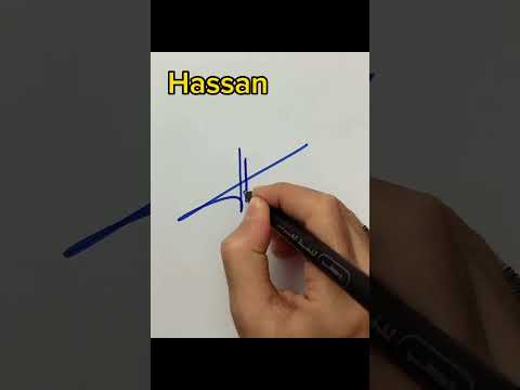 Hassan name signature english ||حسن نام دستخط|| FaizSignature