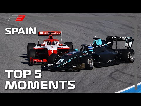 Top 5 Formula 3 Moments | 2021 Spanish Grand Prix