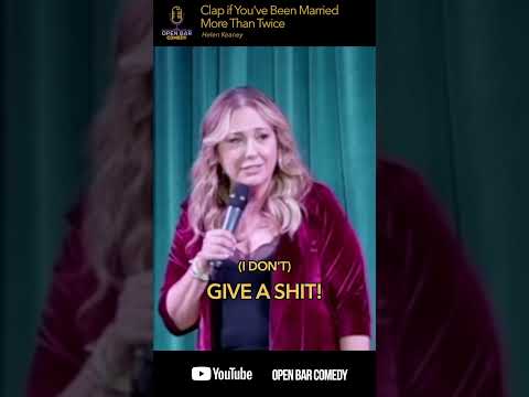 Helen Keaney’s crowd work finds two dead husbands and a third marriage! More at @openbarcomedy