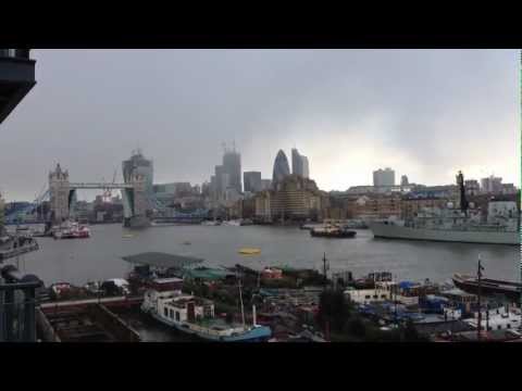 HMS Westminster arrives in London