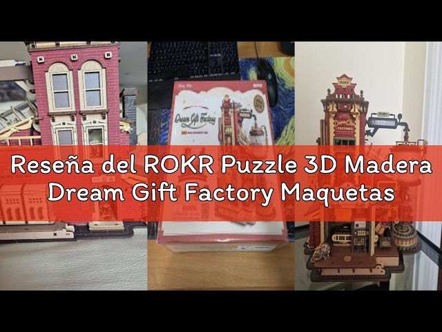Vídeo relacionado con ROKR Puzzle 3D Modelo de Montaje Mecánico Helicóptero rotativo, Maquetas para Construir Adultos Plástico Metal, Regalos DIY de Temática Industrial (Rotating Helicopter)