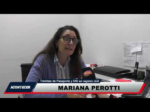 Marcos Juárez: Normalización en los trámites de DNI y pasaportes en el Registro Civil