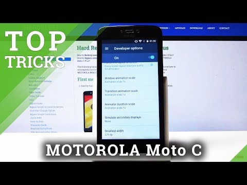 Top Tricks MOTOROLA Moto C XT1757