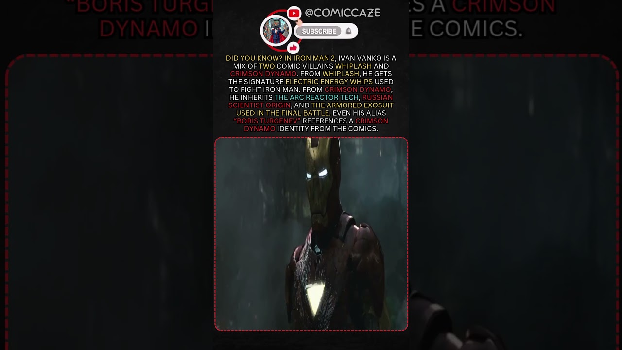 Marvel Fans Missed This About Iron Man 2’s Main Villain!