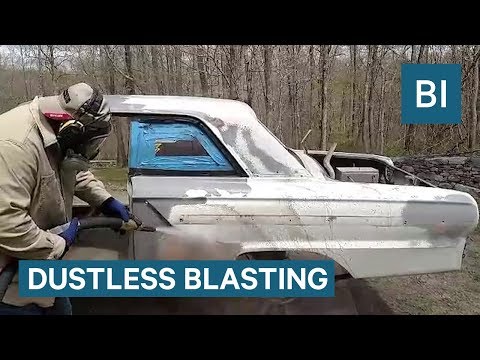 Paint Can Be Stripped In Seconds Using 'Dustless Blasting'