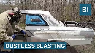Paint Can Be Stripped In Seconds Using 'Dustless Blasting'