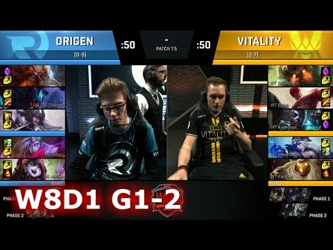 Origen vs Vitality | Game 2 S7 EU LCS Spring 2017 Week 8 Day 1 | OG vs VIT G2 W8D1 1080p