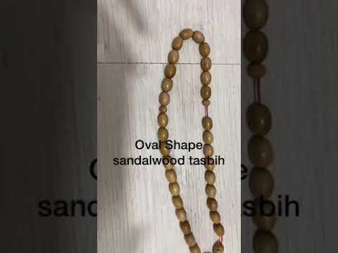 Natural wood color sandalwood islamic mala tasbih mala, for ...