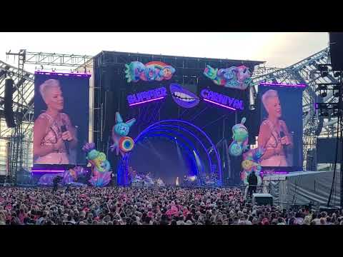 P!nk & Rag'N'Bone Man - Anywhere Away From Here Live Debut at Aviva Stadium, Dublin, 21/06/2024