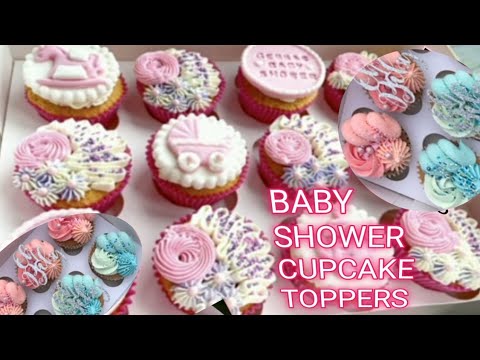 Baby Shower Cup Cake Toppers | Cup Cake Ideas | Omaima Story Planet