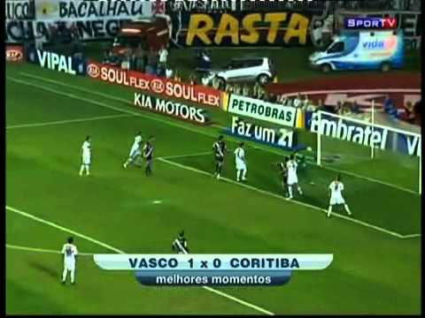 Vasco 1 x 0 Coritiba - Melhores Momentos - Copa do Brasil 2011