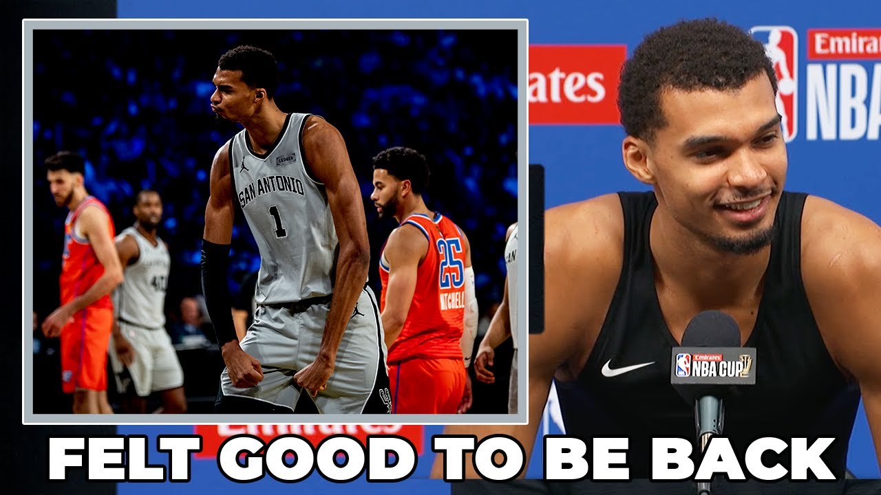 Victor Wembanyama on Helping Lead Spurs to NBA Cup Final in His Return