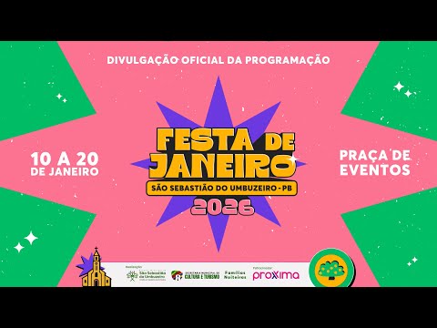 LANÇAMENTO DA FESTA DE JANEIRO 2026 EM SÃO SEBASTIÃO DO UMBUZEIRO PB